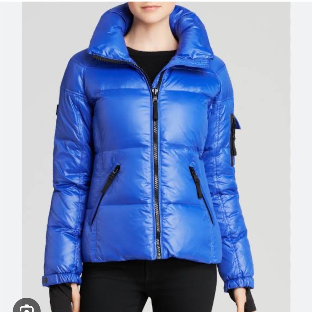 SAM. Cobalt Blue Freestyle Down Puffer Jacket